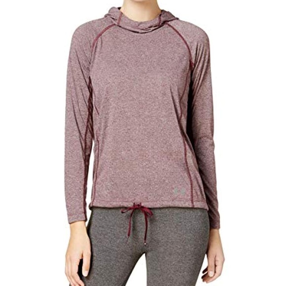 Under Armour Tops - Under Armour Red Threadborne Train Twist Hoodie